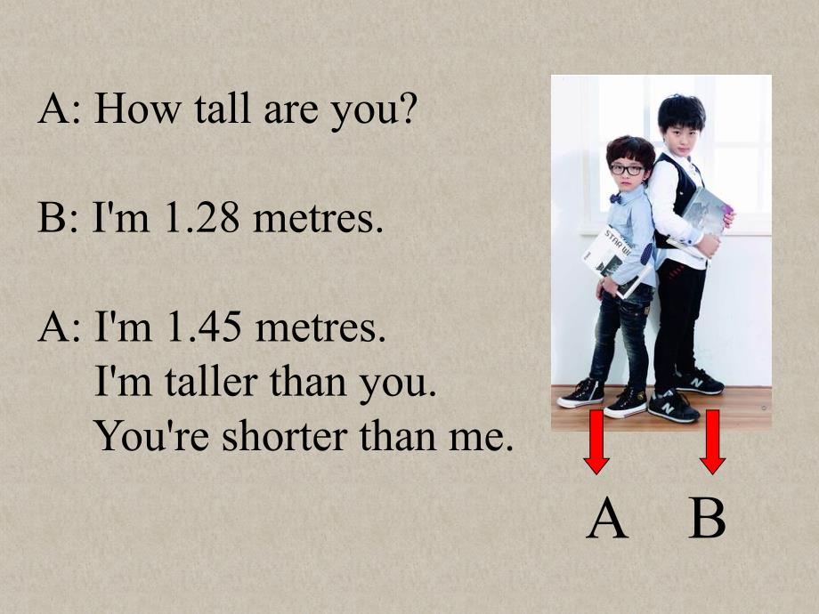 《Unit1 How tall are you Part A》课件2_第4页