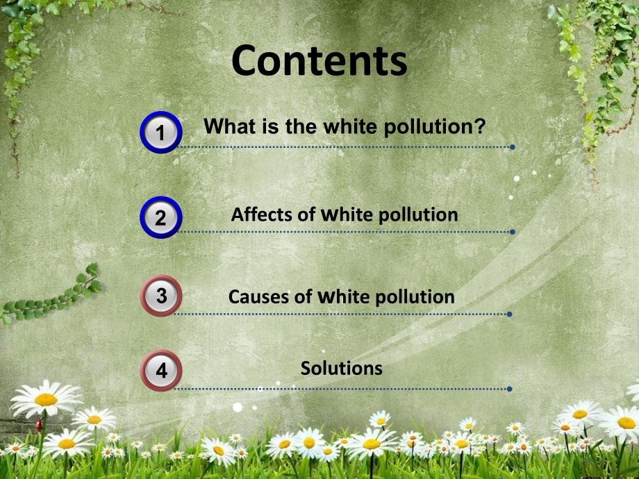 白色污染主题会议英语_第2页