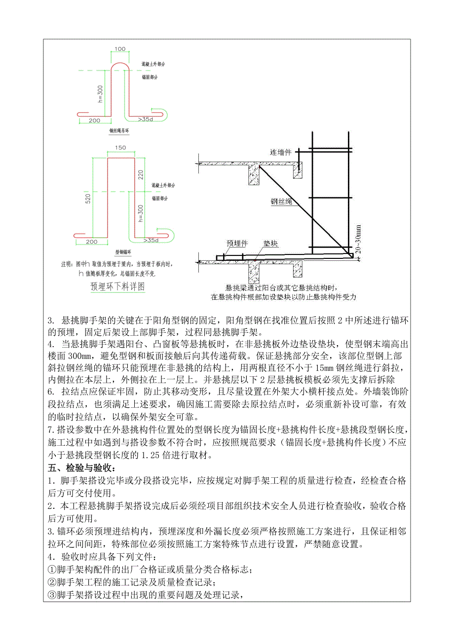 外悬挑脚手架技术交底_第4页