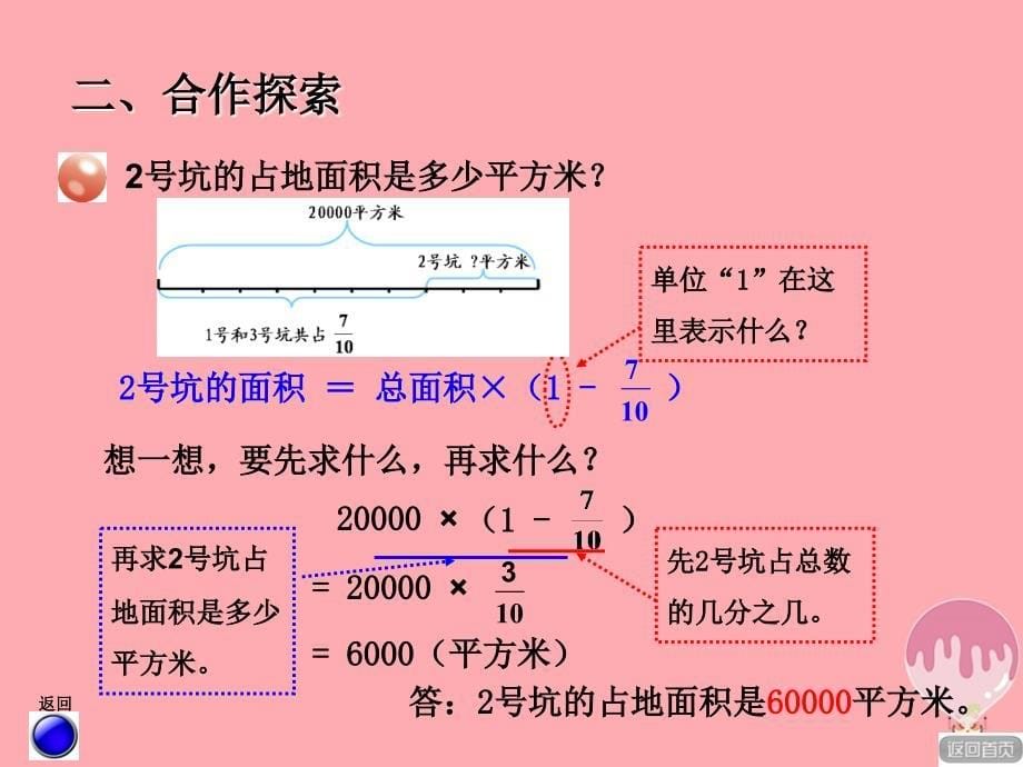 六年级数学上册 第六单元 信息窗2 稍复杂的分数乘法问题课件课件 青岛版_第5页