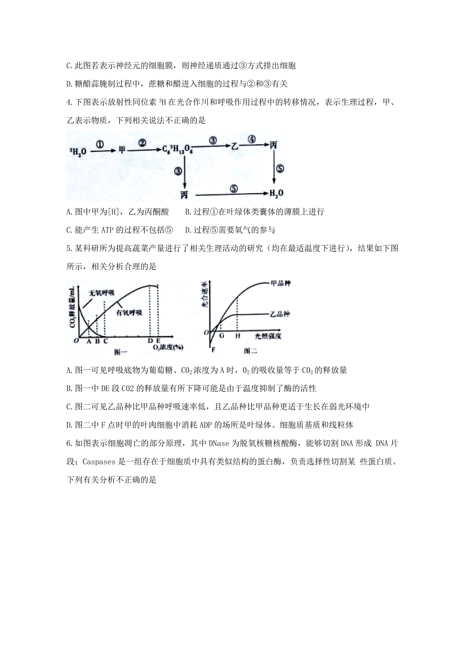 河南省南阳市2018届高三生物第四次考试试题_第2页