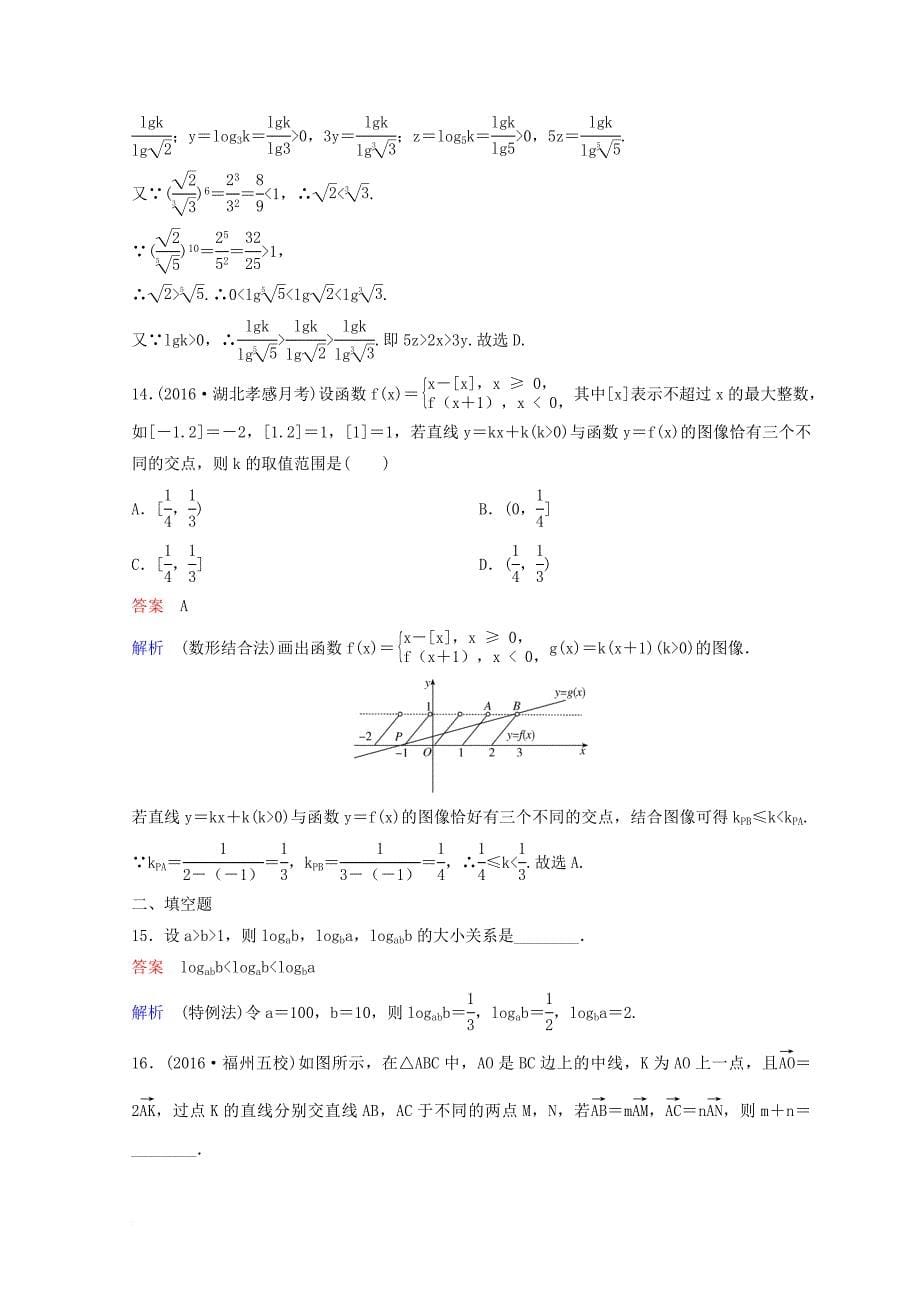 2018届高考数学二轮复习第一部分论方法专题训练作业5理_第5页