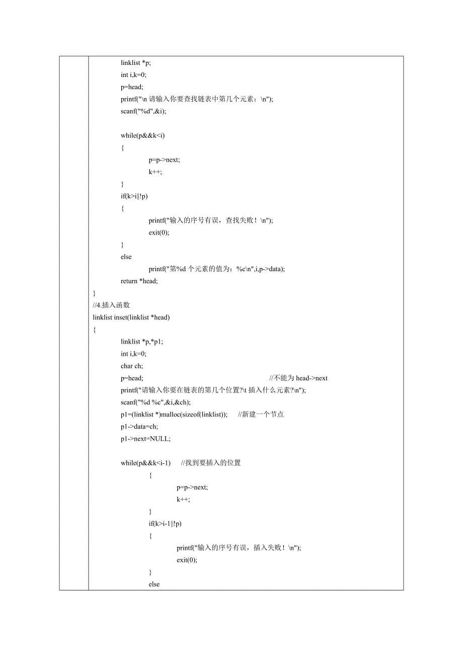 中南民族大学《数据结构》学生实验报告_第5页