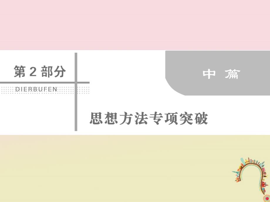 2018届高考数学二轮复习第二部分思想方法专项突破2_1_2数形结合思想课件理_第1页