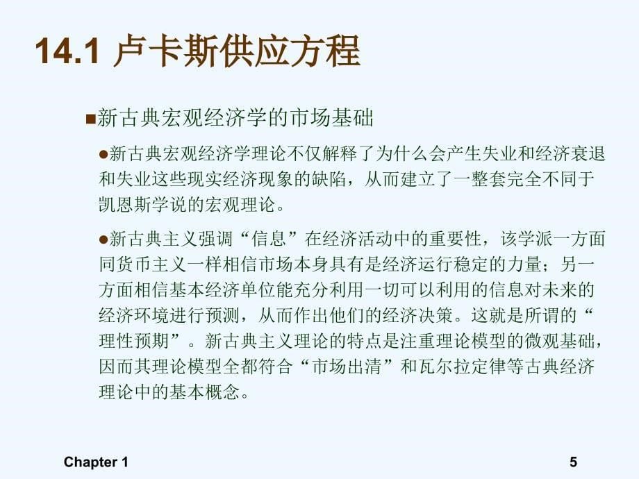 复旦袁志刚宏观14--第十四章新古典宏观经济学_第5页