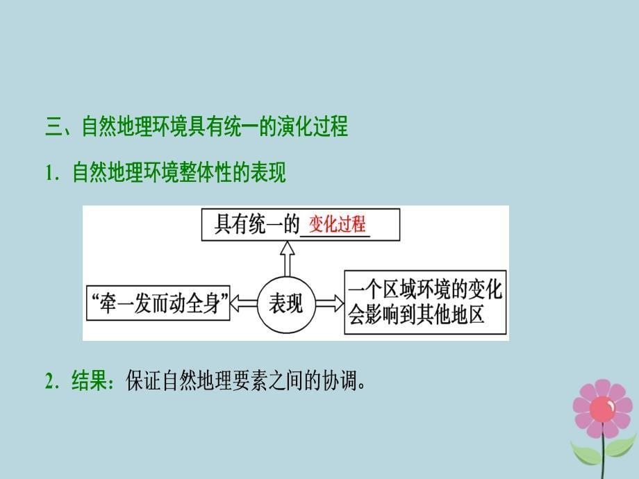 2019届高考地理一轮复习第六章自然地理环境的整体性与差异性第一讲自然地理环境的整体性课件新人教版_第5页