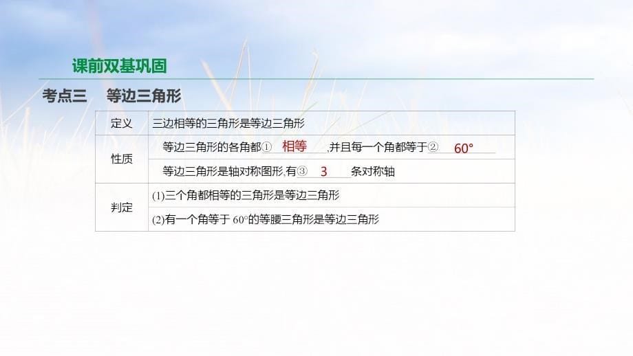 2019年中考数学专题复习第四单元三角形第19课时等腰三角形课件_第5页