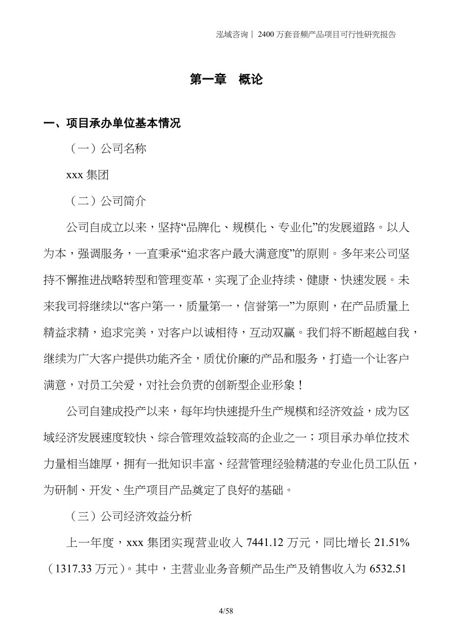 2400万套音频产品项目可行性研究报告_第4页