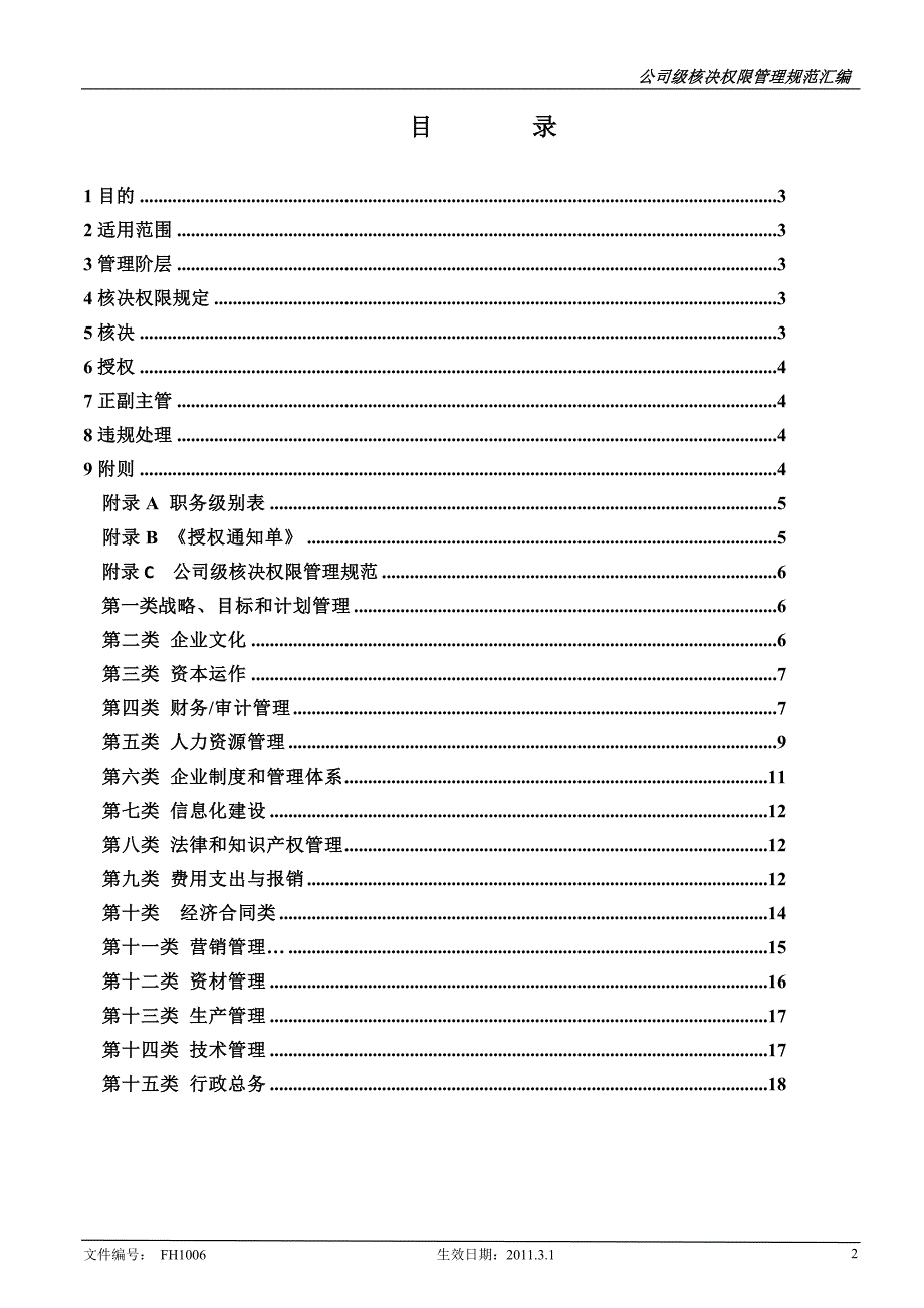 知名公司核决权限表_第2页