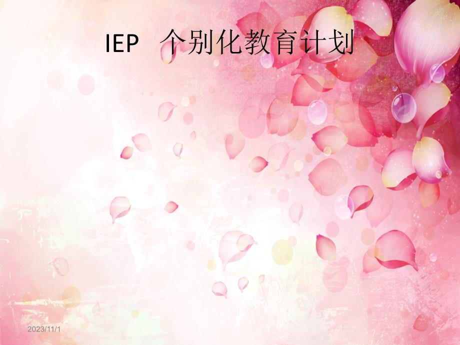 iep个别化教育计划_第1页