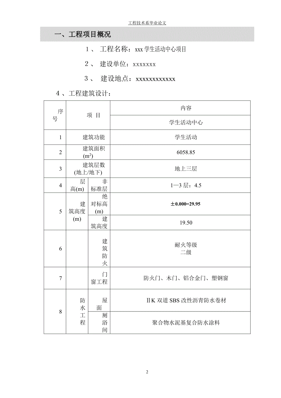 建筑工程施工设计(真题试做)毕业论文_第2页