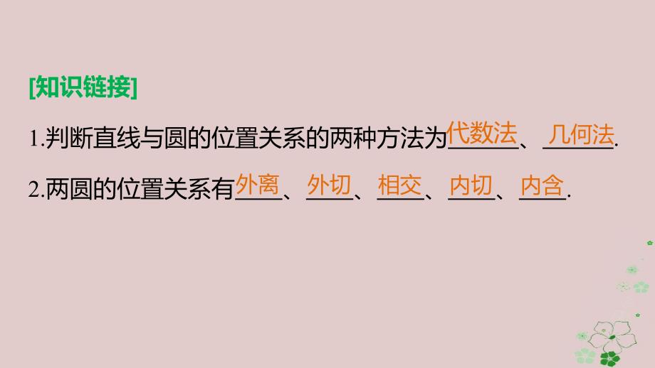 高中数学第二章平面解析几何初步2_3_4圆与圆的位置关系课件新人教b版必修21_第4页