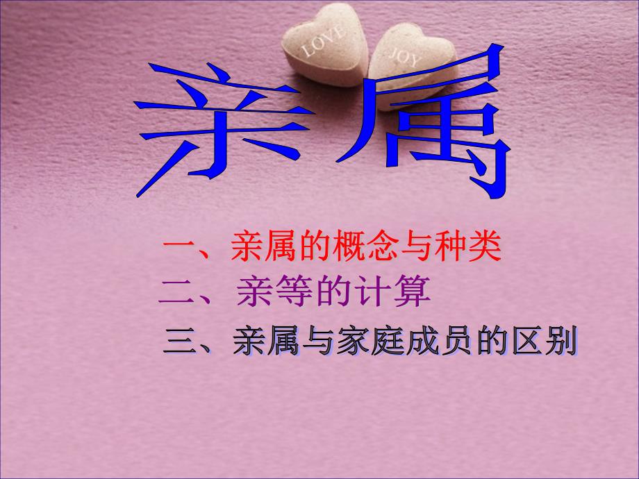婚姻法——亲属及亲等计算_第1页