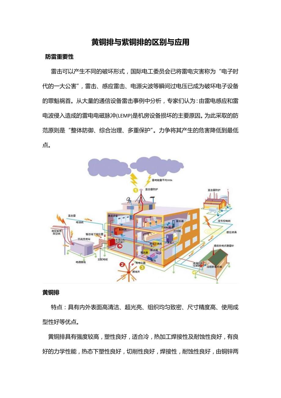 黄铜排与紫铜排的区别与应用_第1页