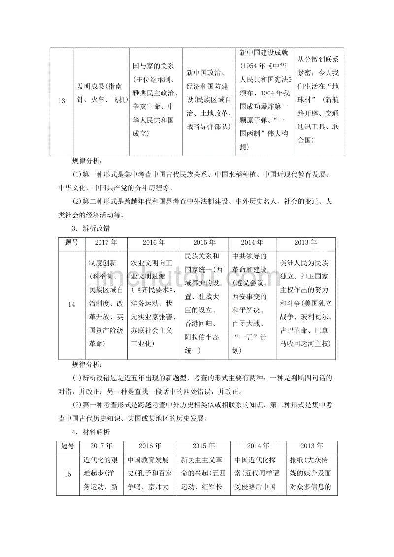 中考历史复习 教师用书 新人教版_第3页