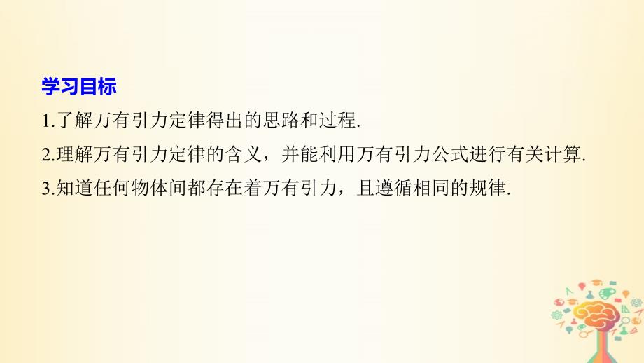 高中物理 第5章 万有引力与航天 5_2 万有引力定律是怎样发现的课件 沪科版必修2_第2页