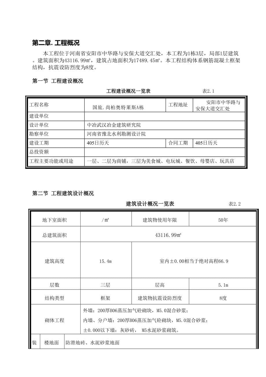 国旅尚柏奥特莱斯a栋施工设计(含水电)_第5页