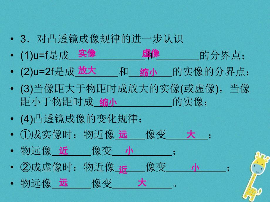 八年级物理全册 第四章 第五节 科学探究：凸透镜成像（第2课件 凸透镜成像）课件 （新版）沪科版_第4页