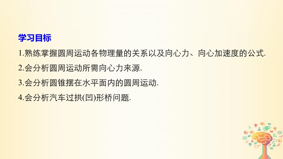 高中物理 第2章 研究圆周运动 习题课 圆周运动课件 沪科版必修2_第2页