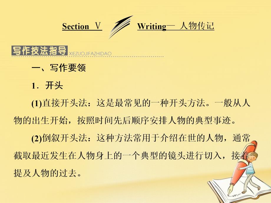 高中英语module1basketballsectionⅴwriting_人物传记课件外研版选修7_第1页