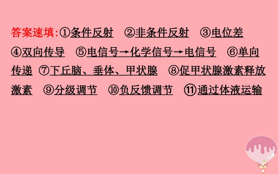 高三生物二轮复习 2_9 专题9 动物和人体生命活动的调节课件_第4页