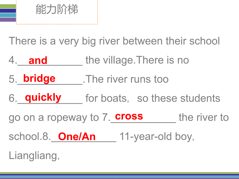 2017-2018学年七年级英语下册人教新目标版课件：unit 3 period 3    训练案 (reading 课本p17)_第3页