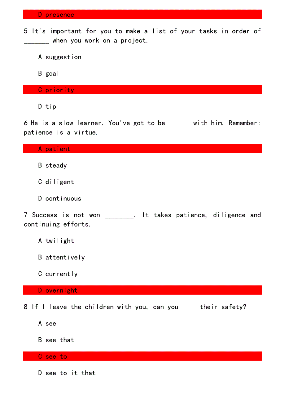 大工18秋《大学英语3》在线测试1_第2页