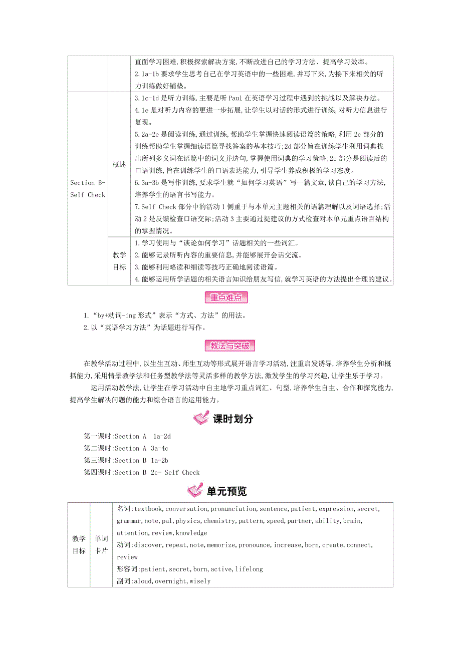 2018届（人教新目标）九年级英语同步教案：unit 1_第3页