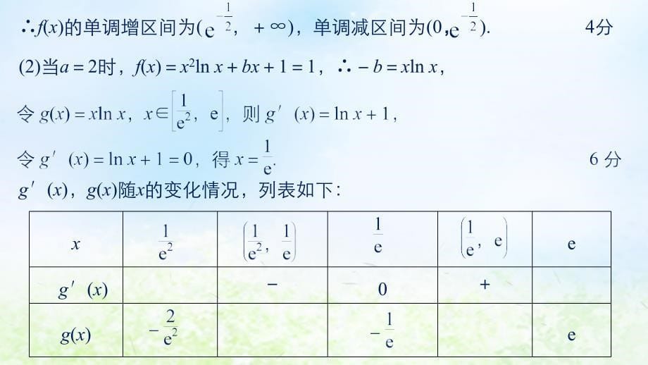 江苏省2019高考数学二轮复习 专题四 函数与导数 规范答题示例3 导数与不等式课件_第5页