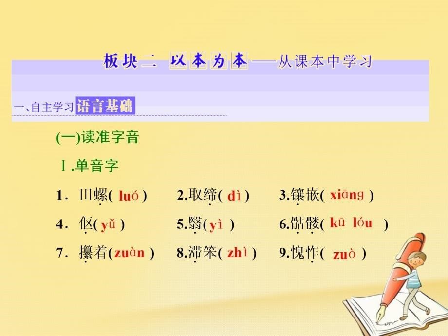 高中语文第二专题第8课老王课件苏教版必修3_第5页