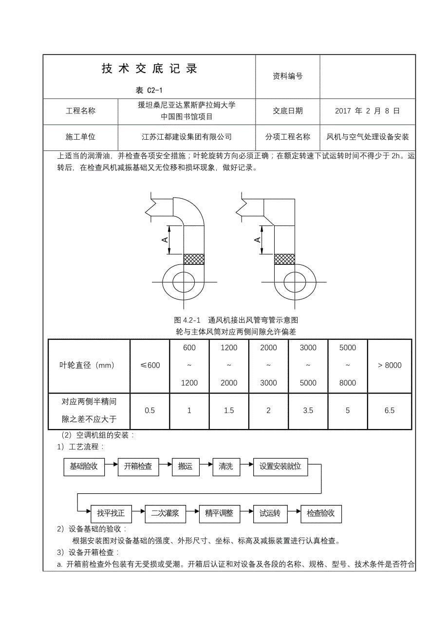 风机及空气处理设备安装(送风系统)_第5页