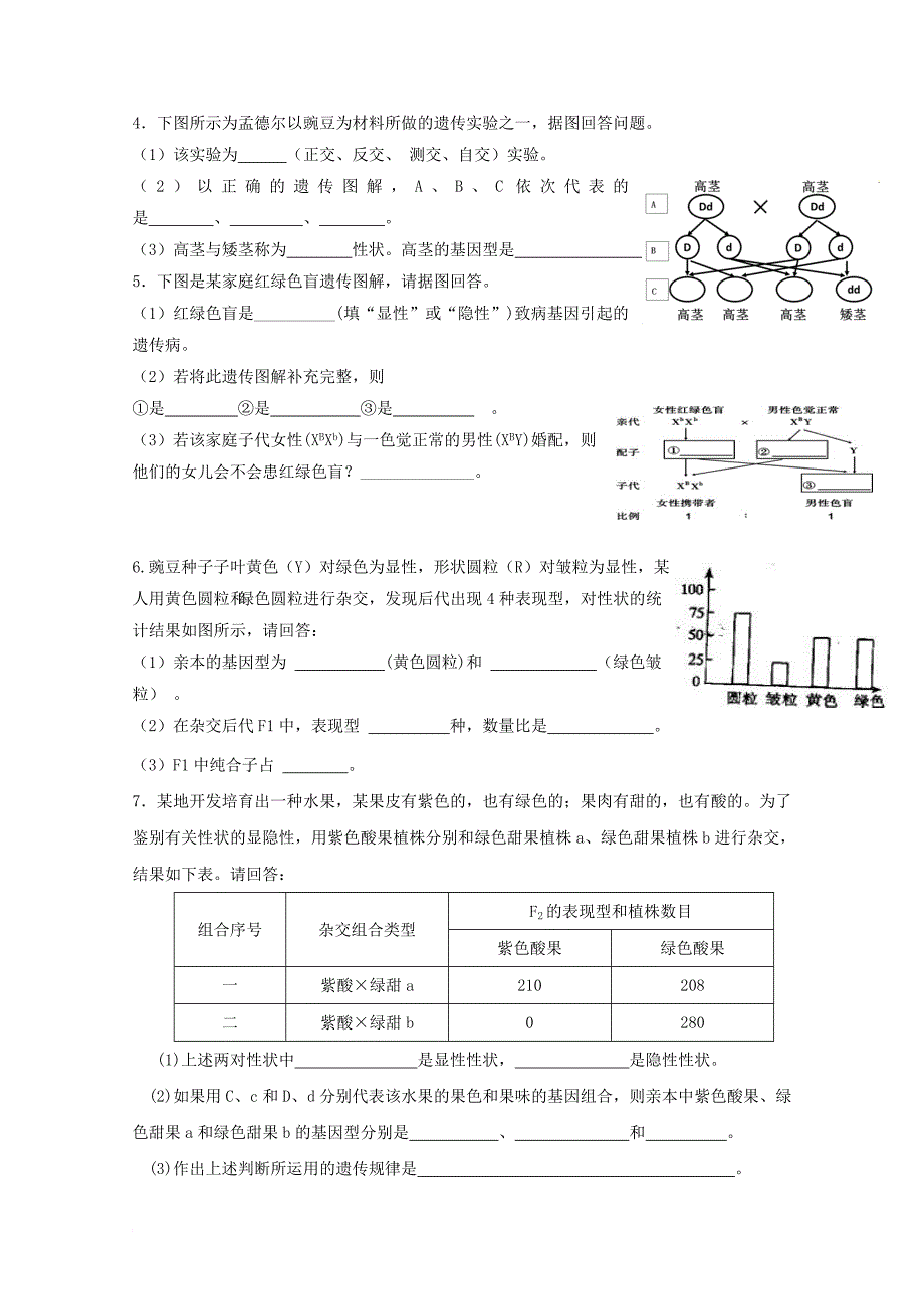 高中生物 寒假学考复习题5_第2页
