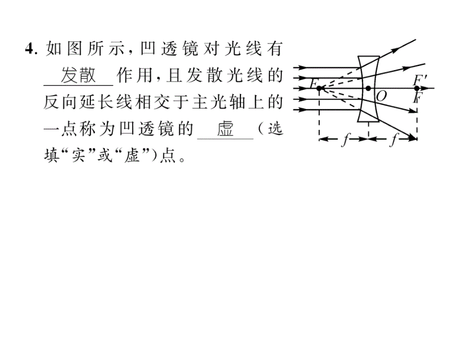 2018秋八年级物理上册沪科版精英作业课件：4.5第1课时  透镜_第4页