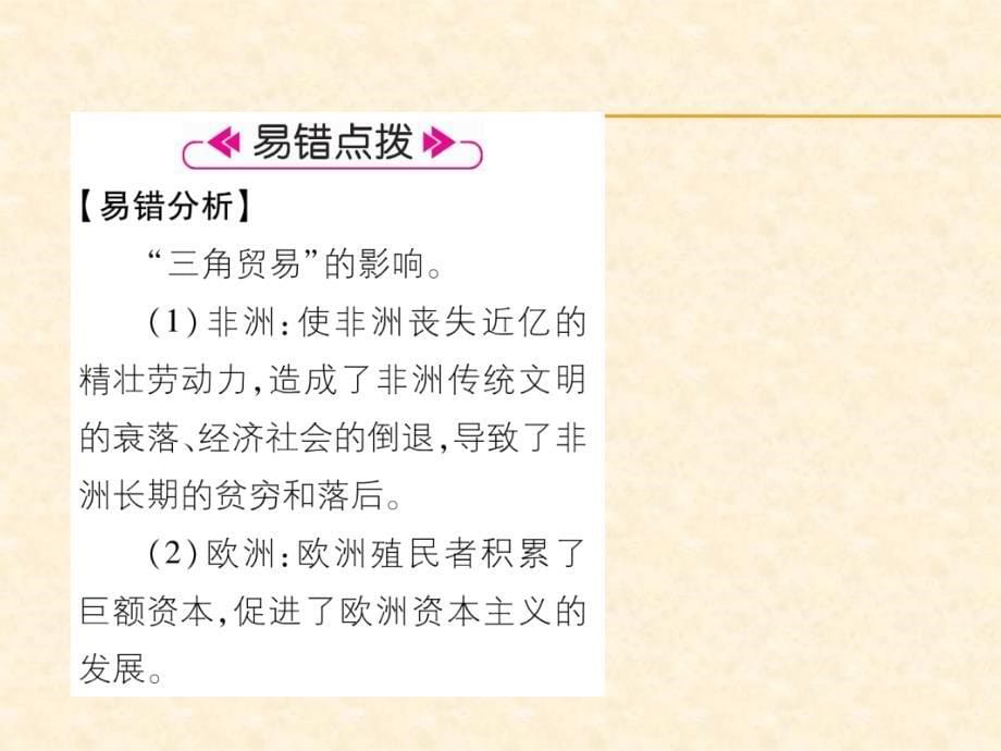 2018年秋人教部编版九年级历史上册作业课件：第16课  早期殖民掠夺_第5页