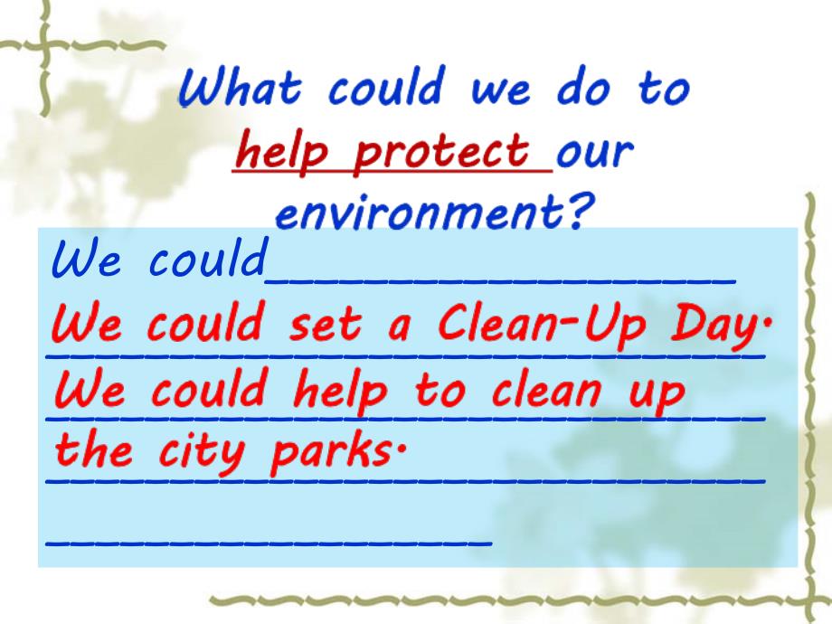 2018年春（人教版）八年级下英语课件：unit 2 i'll help to clean up the city park  a1_第4页
