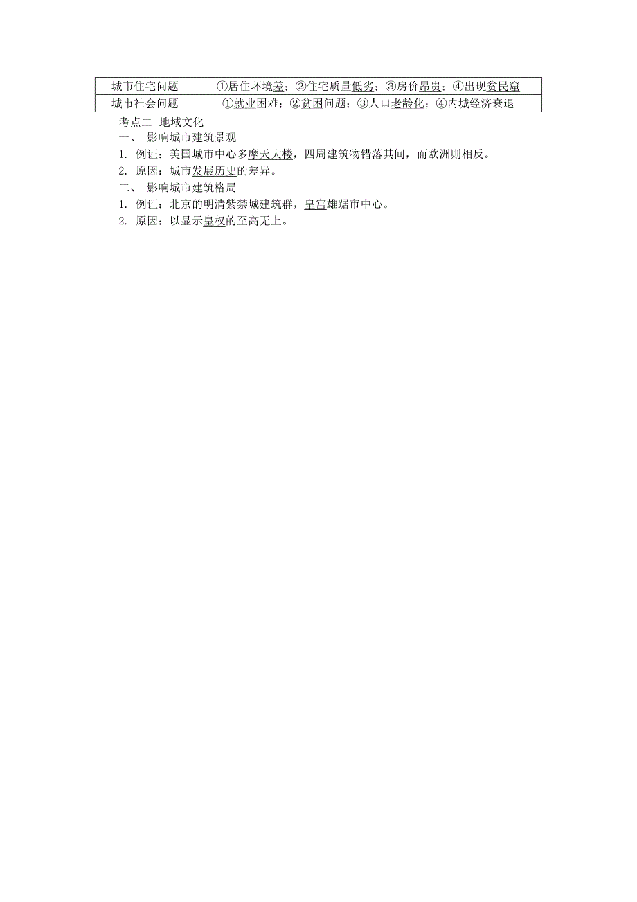 2018版江苏省高中地理第十六讲城市化与地域文化学业水平测试新人教版_第2页