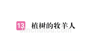 2018秋人教部编版（武汉）七年级语文上册习题讲评课件：13