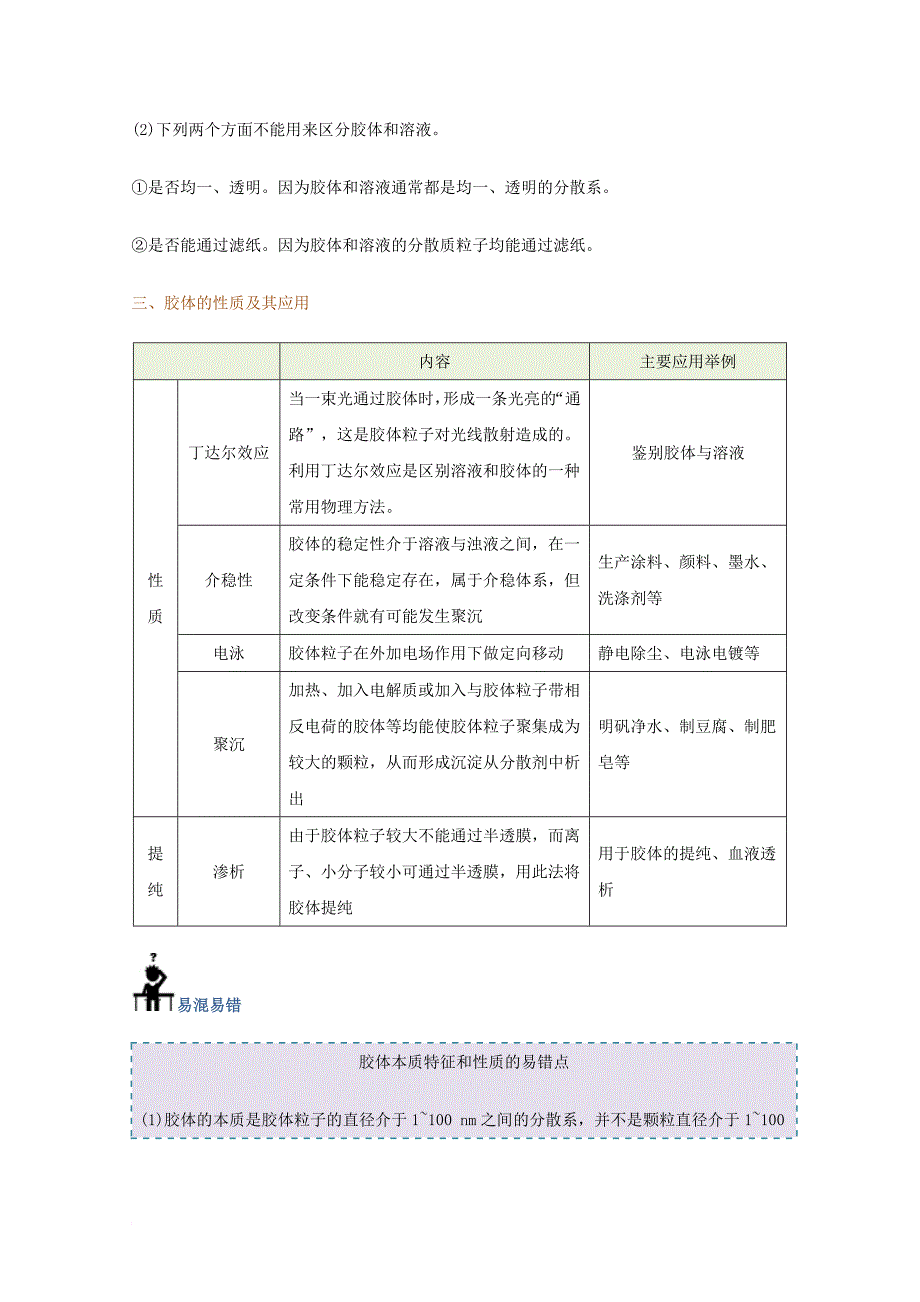 高中化学 每日一题 胶体的性质与应用 新人教版_第3页