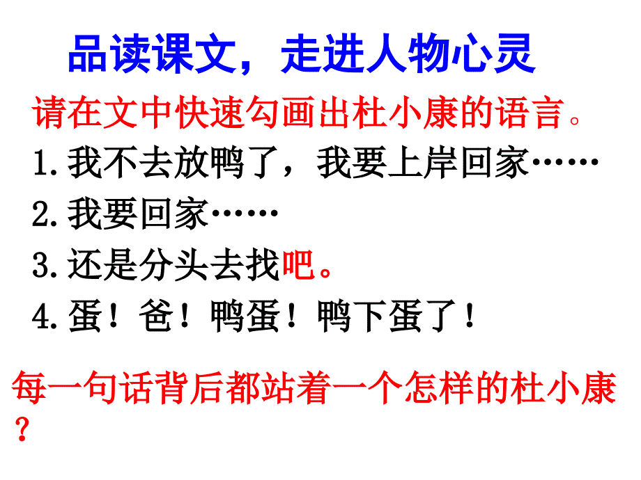 2018年秋人教版九年级语文上册课件：10《孤独之旅》 1_第4页