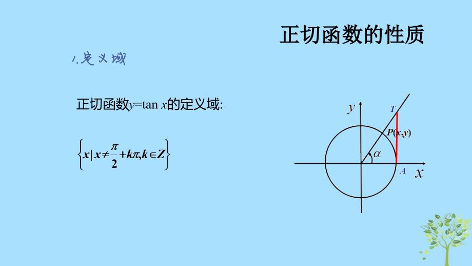 高考数学 专题 正切函数的图象与性质复习课件_第3页