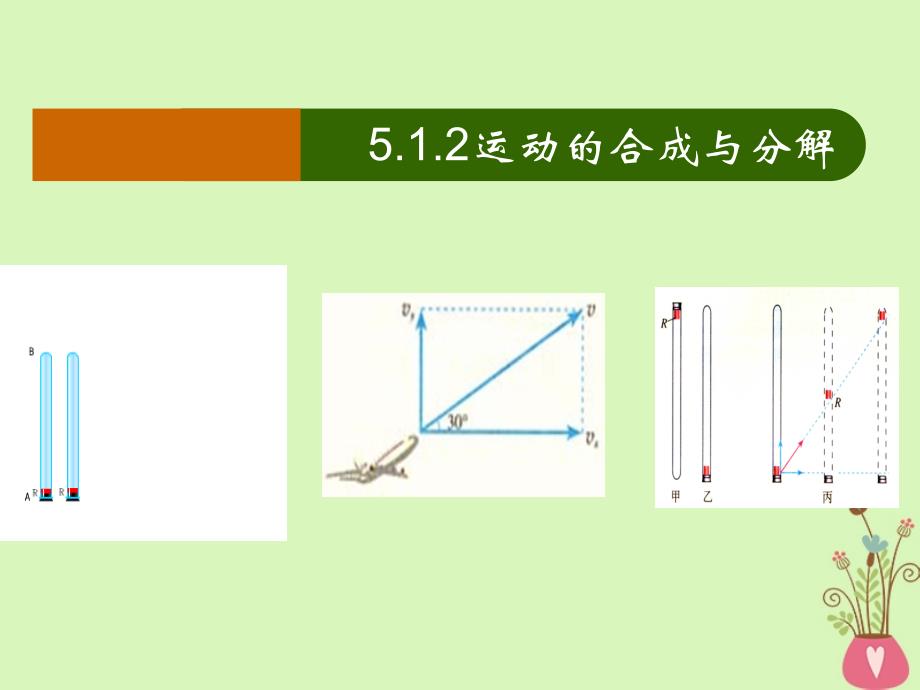 河北省邢台市高中物理第五章曲线运动5_1_2运动的合成与分解课件新人教版必修2_第1页