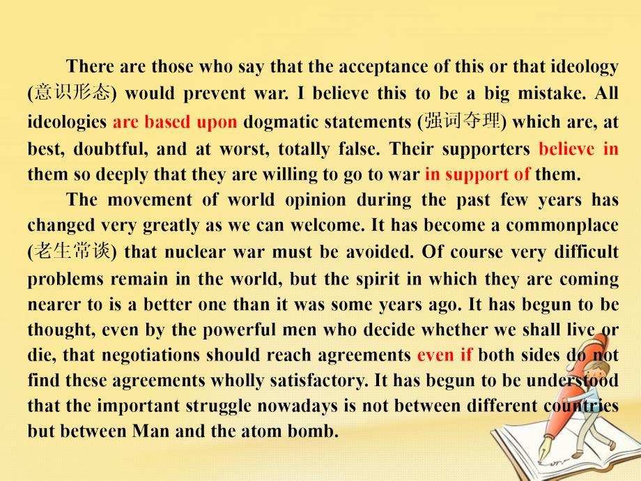 高中英语 module 6 war and peace section ⅰ introduction &amp; reading-pre-reading课件 外研版选修6_第3页