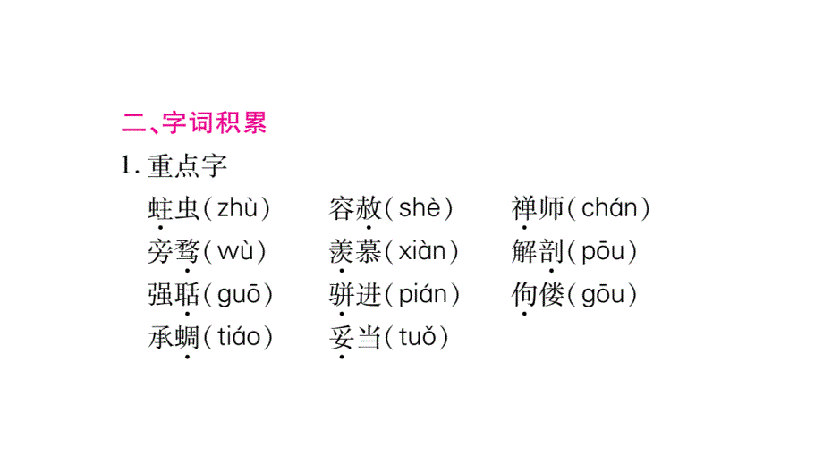 2018年秋人教版九年级语文上册（毕节）习题课件：6.敬业与乐业_第3页