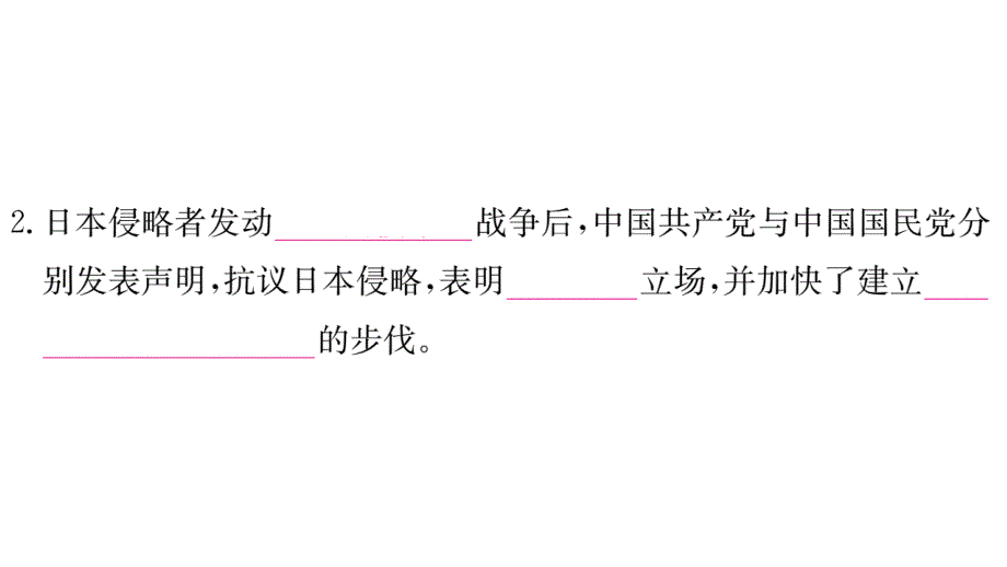 2017年秋（人教版）八年级历史上册课件：19 七七事变与全民族抗战_第3页