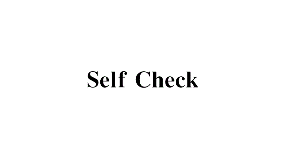 2018秋人教版（玉林）七年级英语上册习题课件：unit 9 self check_第1页