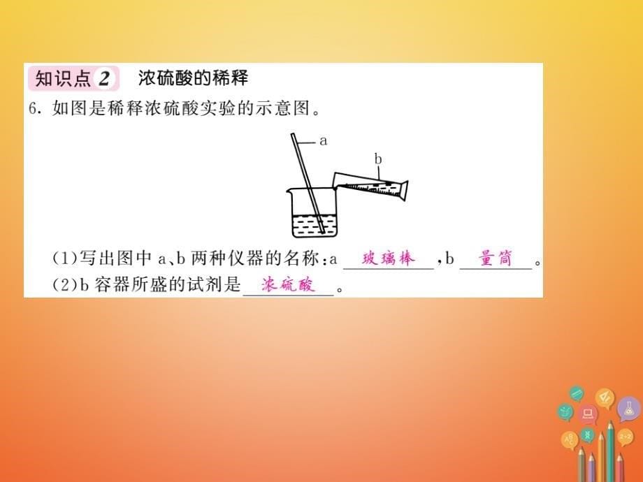 2018届（课堂内外）九年级化学鲁教版下册课件：第七单元常见的酸和碱7.1酸及其性质第1课时_第5页