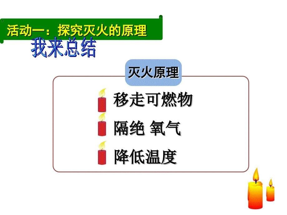 2018届人教版上册九年级化学课件：7.1燃烧与灭火（设计2优质课）_第5页