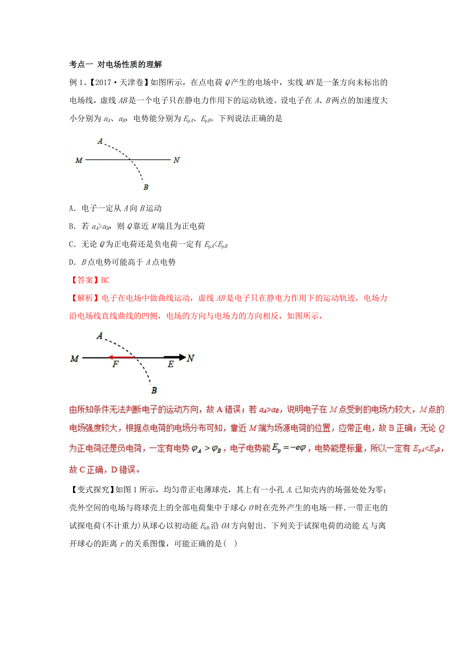 高考物理二轮复习 专题06 电场、磁场的基本性质教学案1_第3页