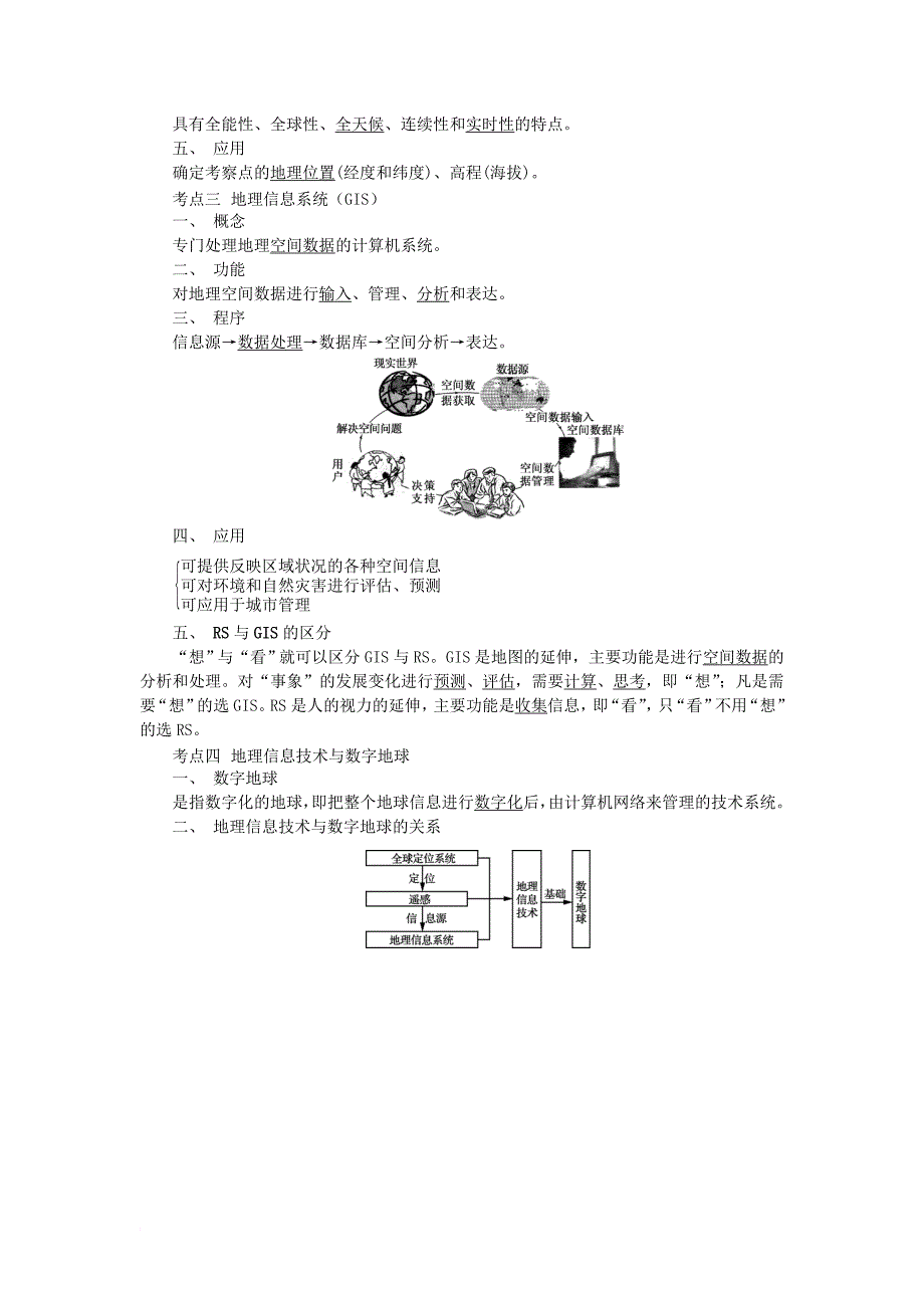 2018版江苏省高中地理第二十五讲地理信息技术学业水平测试新人教版_第2页