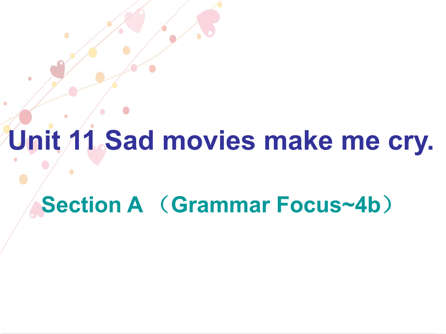 2018年春人教英语九年级下 课件：unit 11 section a (grammar focus~4b)作业课件_第1页